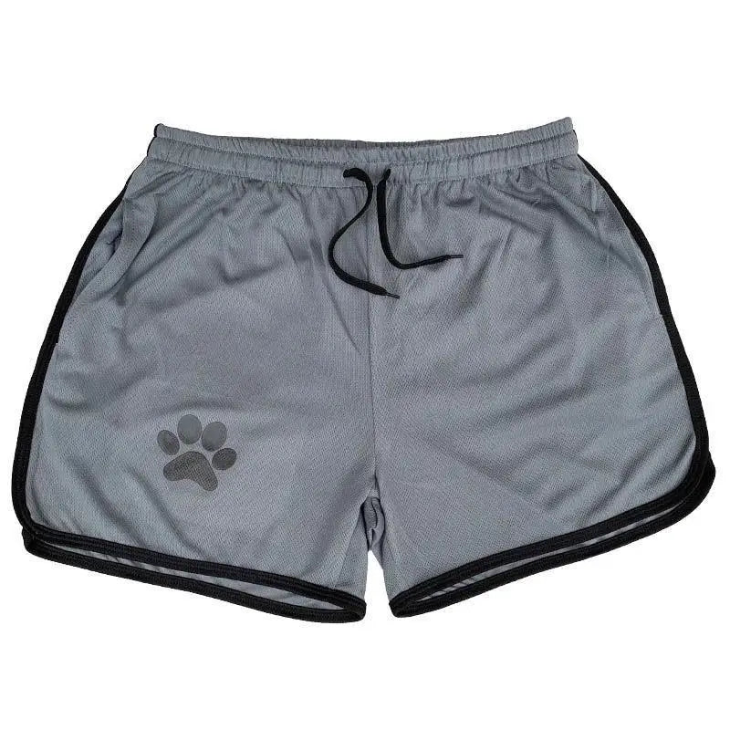 Beach Pants Summer Sports Men's Muscle Fitness Casual Mesh Breathable Pants Running Training Quick Dry Breathable Shorts