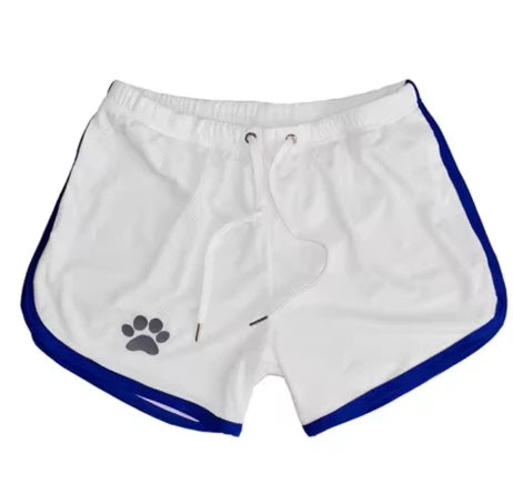 Beach Pants Summer Sports Men's Muscle Fitness Casual Mesh Breathable Pants Running Training Quick Dry Breathable Shorts