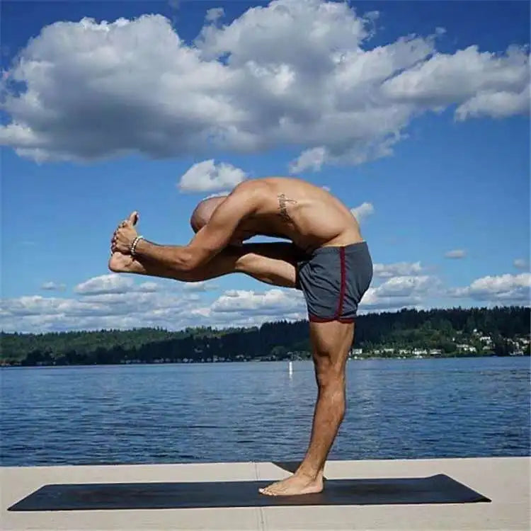 Beach Pants Summer Sports Men's Muscle Fitness Casual Mesh Breathable Pants Running Training Quick Dry Breathable Shorts